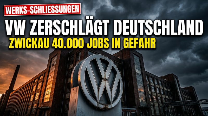 Der Elektro-Traum als Totengräber: VW zerschlägt seine deutschen Werke – Zwickau soll bluten