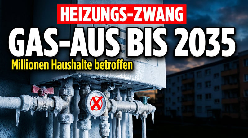 Der Gashahn wird zugedreht: Wie deutsche Großstädte Millionen Bürger in die Heizungs-Zwangsumstellung treiben