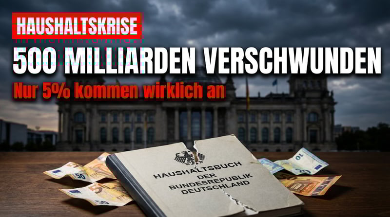 Der große Schulden-Schwindel: Wie die Bundesregierung 500 Milliarden Euro am Bürger vorbei verpulvert