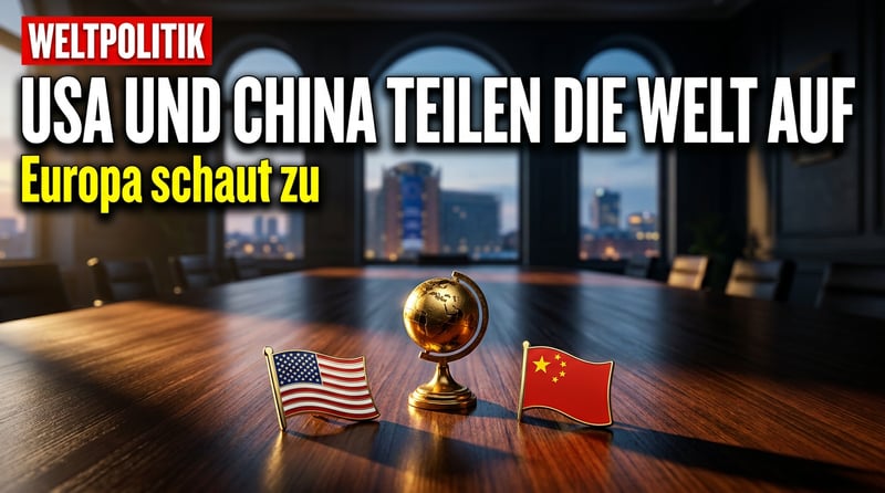 Der heimliche Deal: Während Brüssel träumt, teilen Trump und Xi die Welt unter sich auf