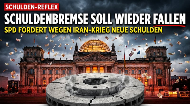 Der immer gleiche Reflex: SPD-Generalsekretär will Schuldenbremse mal wieder kassieren – diesmal wegen des Iran
