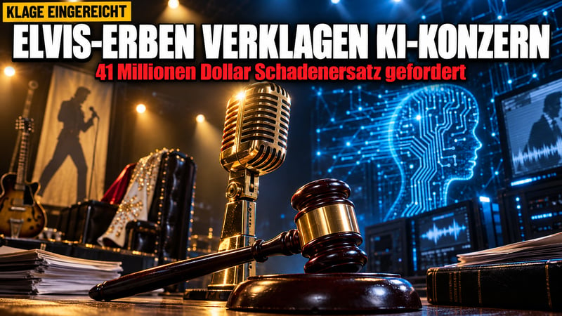 Der King gegen die Maschine: Elvis-Erben verklagen KI-Konzern Anthropic!