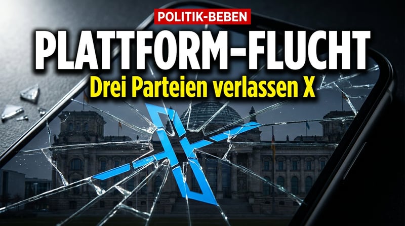 Der koordinierte X-Exodus: Wenn Parteien plötzlich keine Debatte mehr ertragen