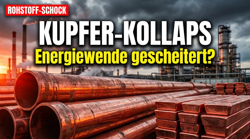 Der Kupfer-Kollaps: Wie das rote Metall die Energiewende-Träume der Politik zermalmt