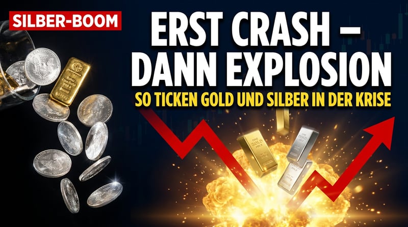 Der Liquiditätsschock täuscht: Warum Gold und Silber in der Krise erst fallen – und danach explodieren
