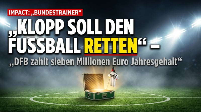 Der Messias von Niederrad: Jürgen Klopp soll retten, was die deutsche Fehlpolitik im Fußball zerstört hat
