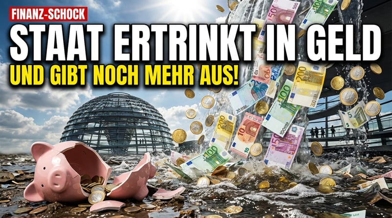 Der Staat ertrinkt in Geld – und gibt trotzdem mehr aus, als er hat