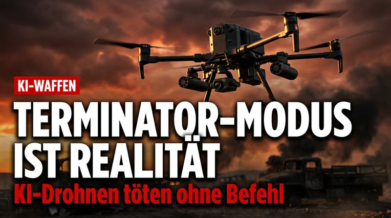 Der "Terminator-Modus" ist Realität: Wie KI-Drohnen die Kriegsführung für immer verändern