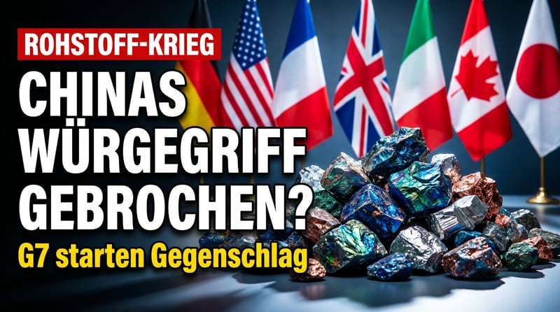 Der Westen erwacht aus dem Tiefschlaf: G7 schmieden Bündnis gegen Pekings Rohstoff-Würgegriff