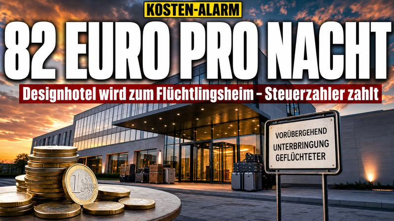 Designhotel wird Flüchtlingsheim: 82 Euro pro Nacht – vom Steuerzahler