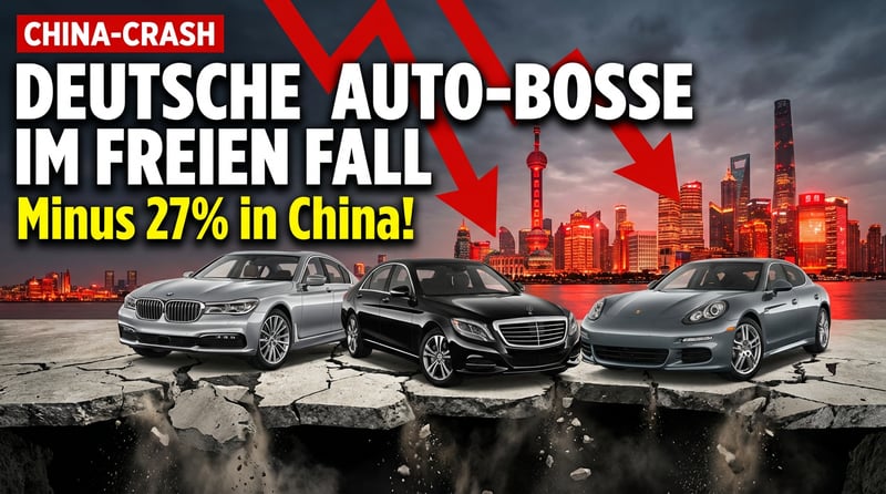 Deutsche Autobauer im freien Fall: China wird vom Goldesel zum Albtraum