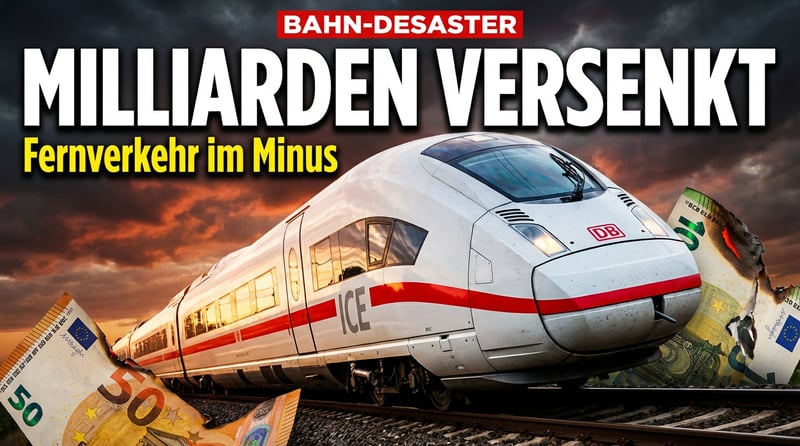 Deutsche Bahn versenkt Milliarden: Fernverkehr wird zum finanziellen Fiasko