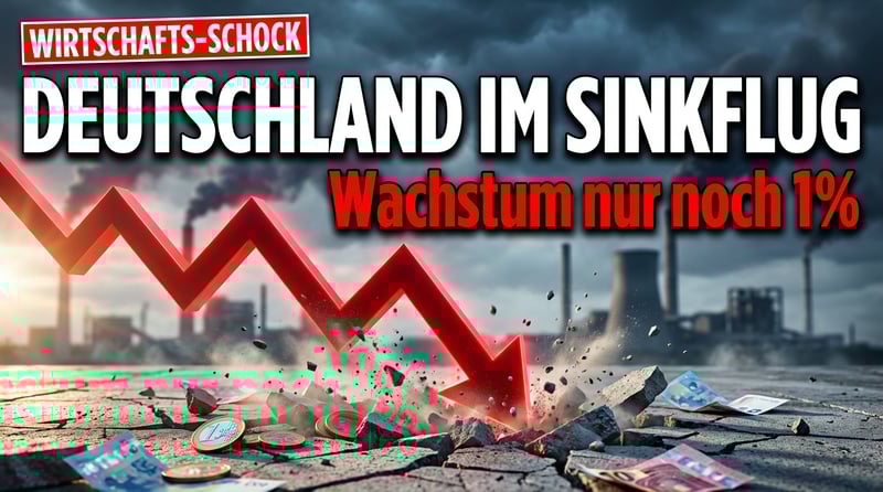 Deutsche Wirtschaft im Sinkflug: Bundesregierung korrigiert Wachstumsprognosen erneut nach unten