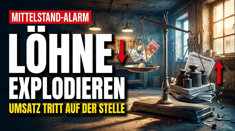 Deutscher Mittelstand am Tropf: Ein winziges Umsatzplus als Feigenblatt für die große Krise