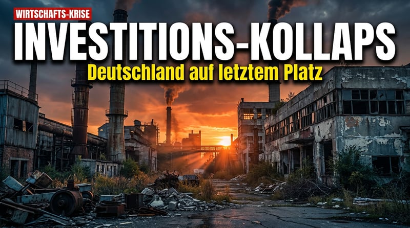 Deutschland baut ab: Investitionen im freien Fall – der Industriestandort verglüht