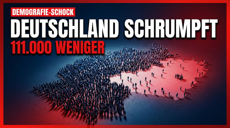 Deutschland schrumpft: Erstmals weniger Einwohner – doch die Zusammensetzung verschiebt sich dramatisch