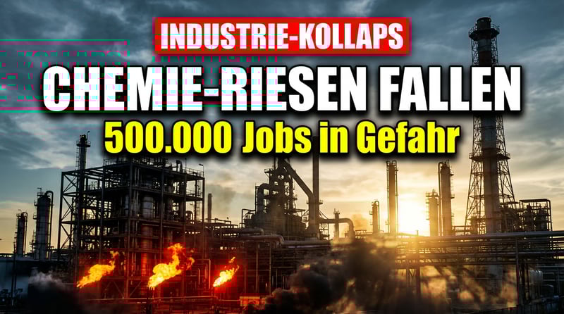 Deutschlands Chemieindustrie im freien Fall: Wenn die Brandstifter vor dem Feuer warnen