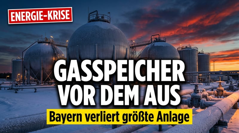 Deutschlands Energiesicherheit am Abgrund: Drittgrößter Gasspeicher vor dem Aus