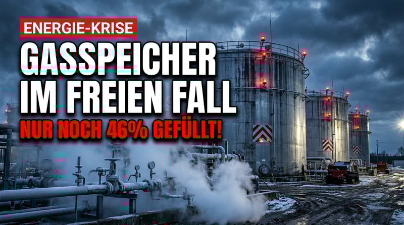 Deutschlands Gasspeicher im freien Fall: Droht der Kollaps noch vor Winterende?