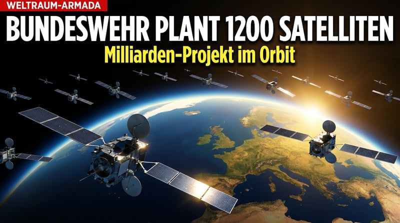 Deutschlands Griff nach den Sternen: Bundeswehr plant Satelliten-Armada im Orbit