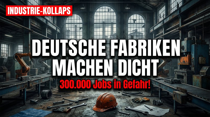 Deutschlands Industrie im freien Fall: Weniger Netto, mehr Frust – und eine Politik, die tatenlos zusieht