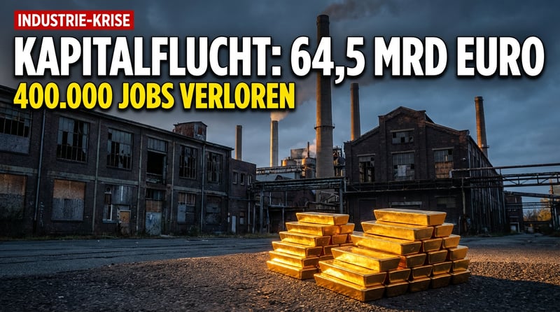 Deutschlands industrieller Niedergang: Wenn Kapitalflucht und grüne Ideologie das Land in den Abgrund treiben