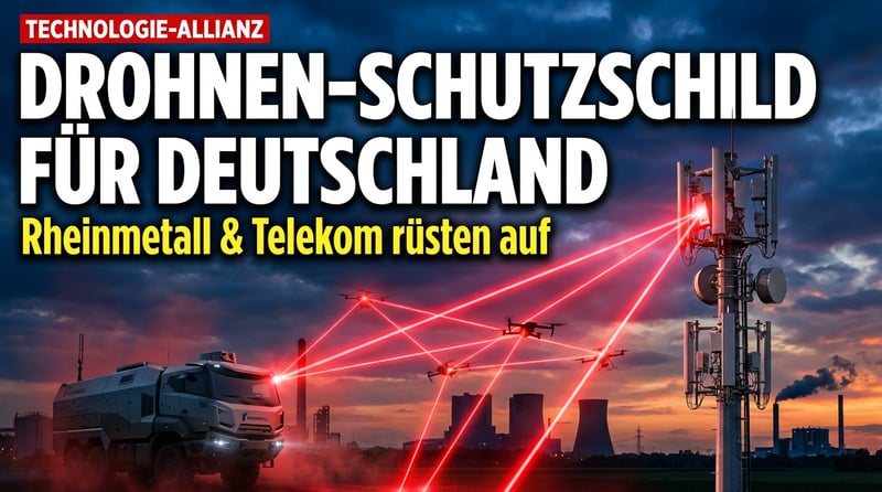 Deutschlands neuer Drohnen-Schutzschild: Rheinmetall und Telekom schmieden ungewöhnliche Allianz