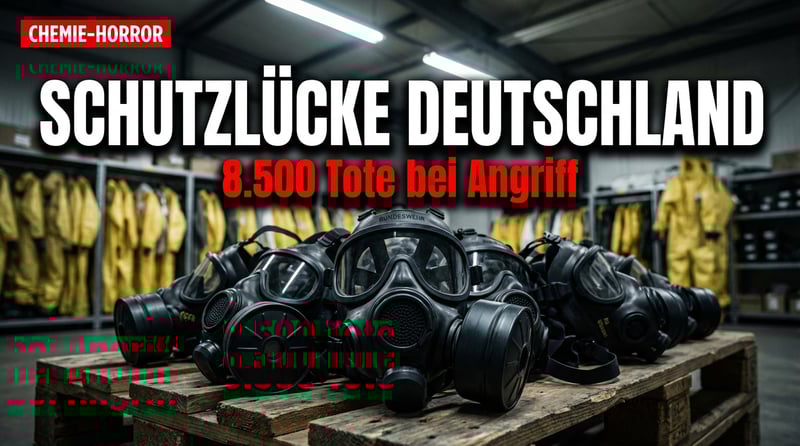 Deutschlands Schutzlücke: Chemiewaffenangriff würde Tausende Tote fordern