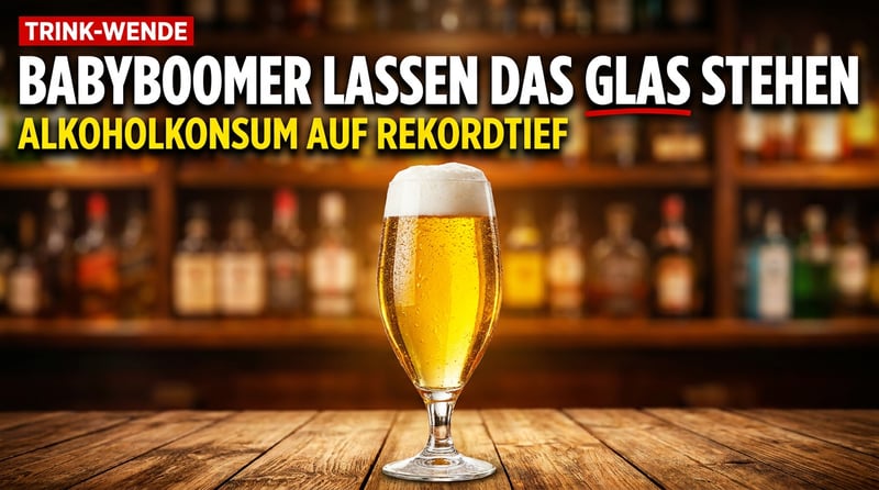 Deutschlands stille Entwöhnung: Warum ausgerechnet die Babyboomer das Glas stehen lassen