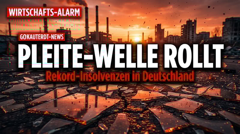 Deutschlands Wirtschaft im freien Fall: Großinsolvenzen erreichen dramatische Rekordwerte