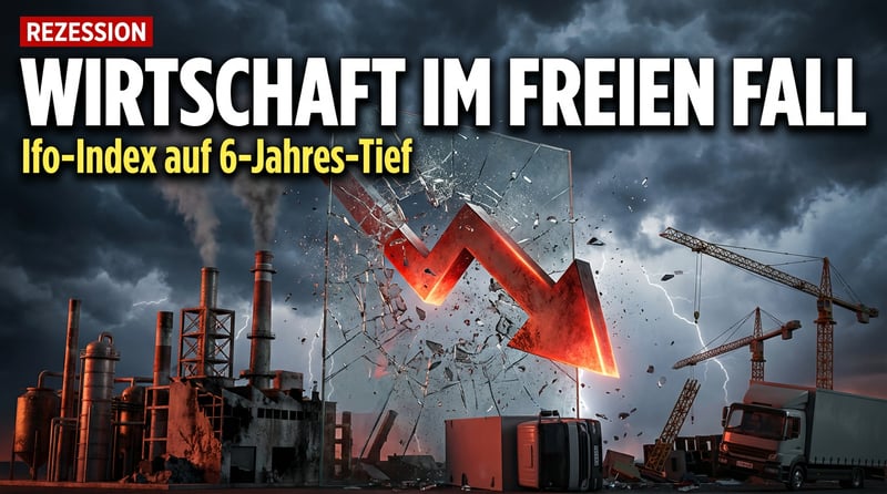 Deutschlands Wirtschaft im freien Fall: Ifo-Index auf Sechs-Jahres-Tief
