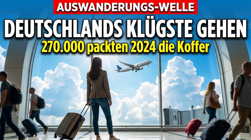 Deutschlands Zukunft packt die Koffer: Wenn die Klügsten das Land verlassen