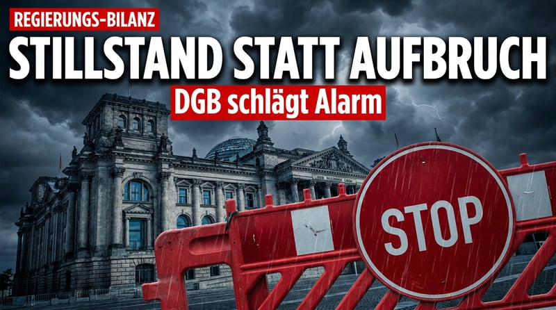 DGB-Chefin Fahimi watscht Merz-Regierung ab: Ein Jahr Stillstand statt Aufbruch