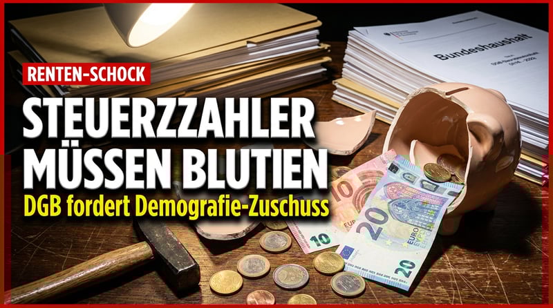DGB fordert dreiste Umverteilung: Steuerzahler sollen für Boomer-Renten bluten