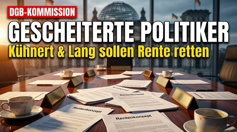 DGB setzt auf gescheiterte Politiker: Kühnert und Lang sollen Rentenkonzept entwickeln