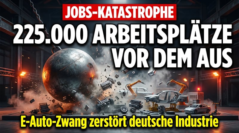 Die Abrissbirne der Elektromobilität: 225.000 deutsche Arbeitsplätze vor dem Aus