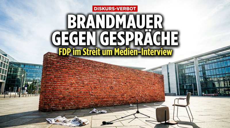 Die Brandmauer der Diskursverweigerer: Wenn ein Gespräch zur Sünde erklärt wird