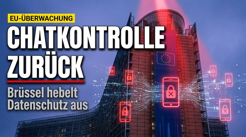 Die Chatkontrolle ist zurück: Wie Brüssel den Datenschutz durch die Hintertür aushebelt