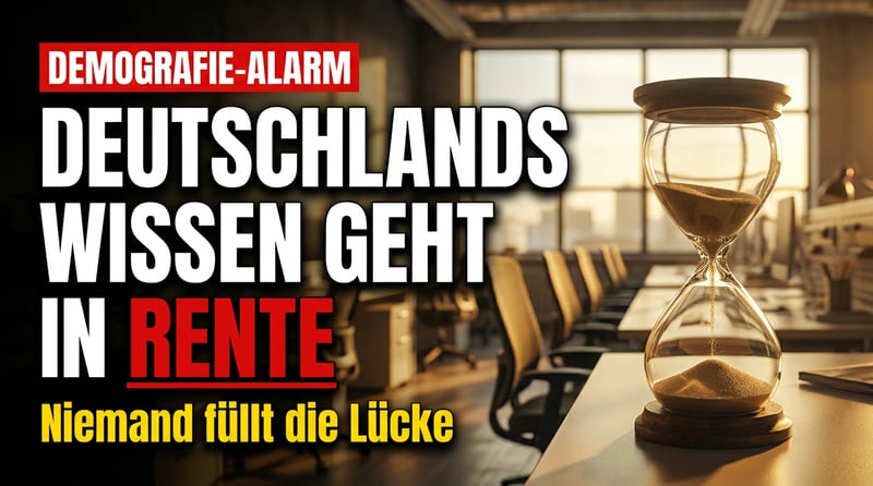 Die demografische Zeitbombe tickt: Deutschlands Wissen wandert in den Ruhestand – und niemand füllt die Lücke