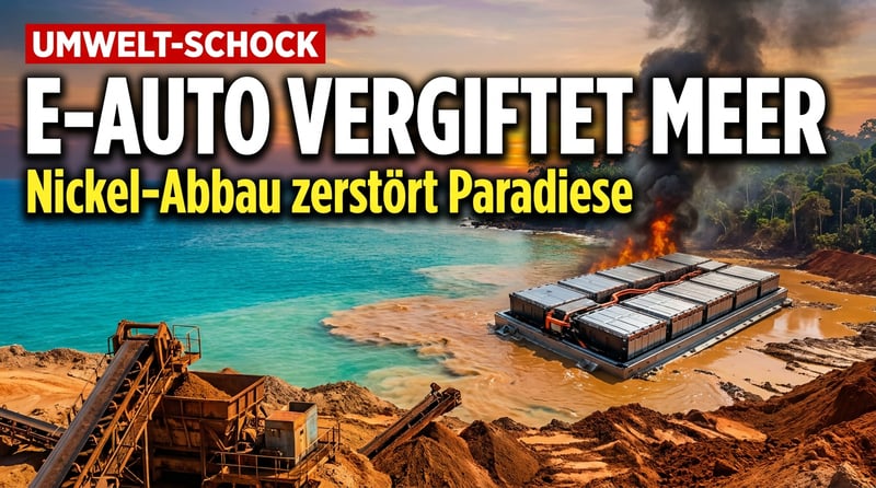 Die dreckige Wahrheit hinter dem grünen Traum: Wie E-Auto-Batterien tropische Meere vergiften