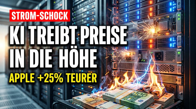 Die dritte Inflationswelle rollt an: Wie der KI-Wahnsinn Ihre Strom- und Elektronikpreise explodieren lässt
