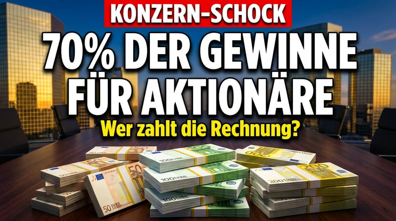 Die große Umverteilung von unten nach oben: Wie Europas Konzerne ihre Aktionäre füttern – und der Bürger die Rechnung zahlt