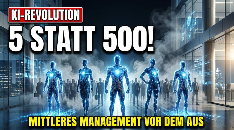 Die KI-Revolution frisst ihre Diener: Wenn fünf Mitarbeiter den Job von 500 übernehmen