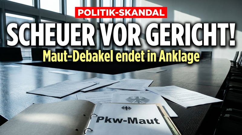 Die Maut-Pleite holt Andreas Scheuer ein: Anklage wegen Falschaussage zugelassen