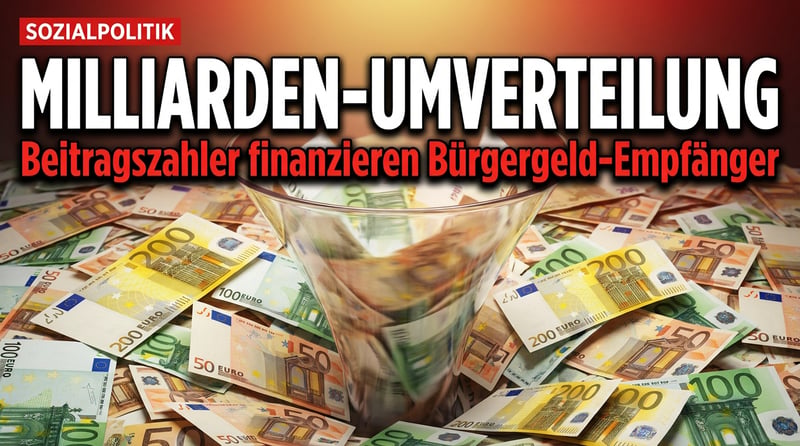 Die Milliarden-Umverteilung: Wie Beitragszahler für die Ausbildung von Bürgergeld-Empfängern bluten müssen