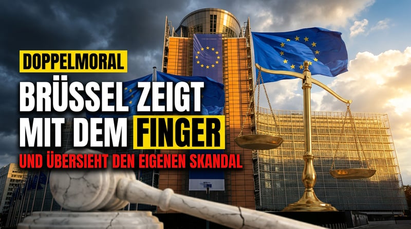 Die Mutter aller Doppelmoral: Brüssel spielt Korruptions-Sheriff und übersieht den Balken im eigenen Auge
