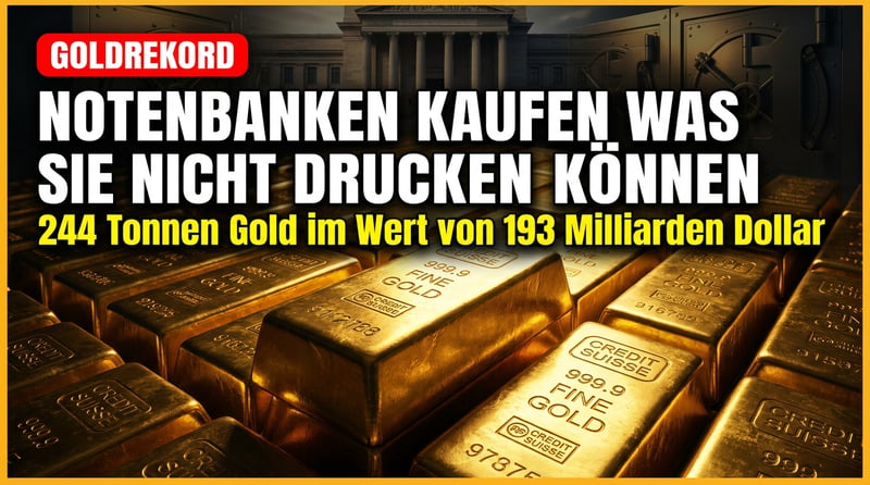 Die Notenbanker kaufen genau das, was sie nicht drucken können – und das aus gutem Grund