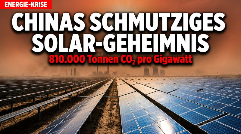 Die schmutzige Wahrheit hinter dem grünen Solartraum: Wie China Deutschlands Energiewende dominiert