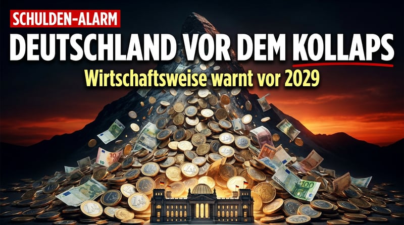 Die Schuldenlawine rollt: Warum Deutschland 2029 finanziell am Ende sein könnte