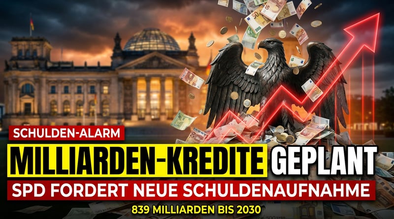 Die Schuldenspirale dreht sich weiter: SPD-Generalsekretär bringt neue Milliarden-Kredite ins Spiel